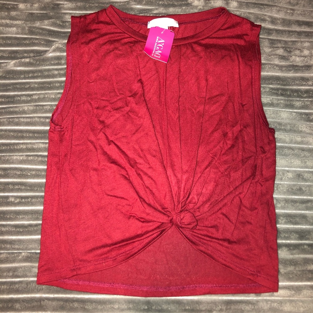 Small Red Crop Top